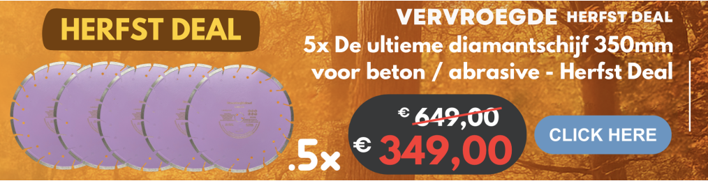 diamantschijf vervroegde herfst deal