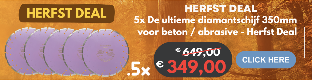 diamantschijf vervroegde herfst deal