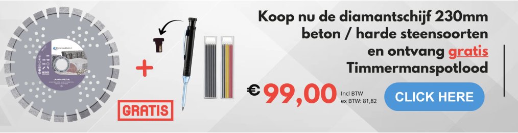 diamantschijf 230mm actie