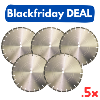 5x Diamantschijf 350mm met turbo segmenten - Blackfriday Deal